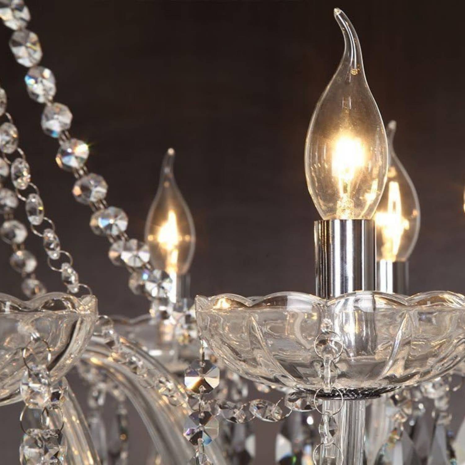 Classic Crystal Glass Chandelier