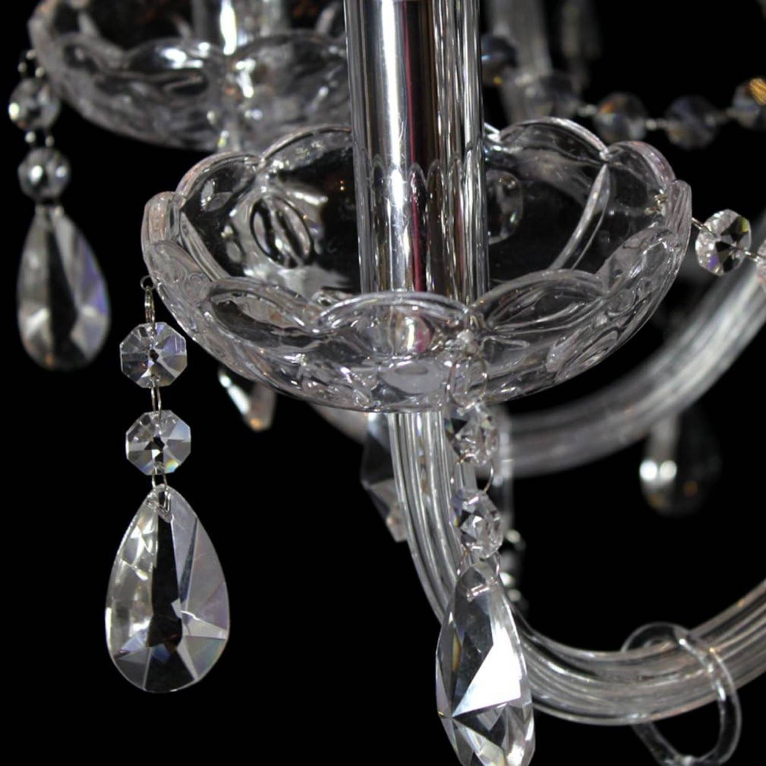 Classic Crystal Glass Chandelier: image 7