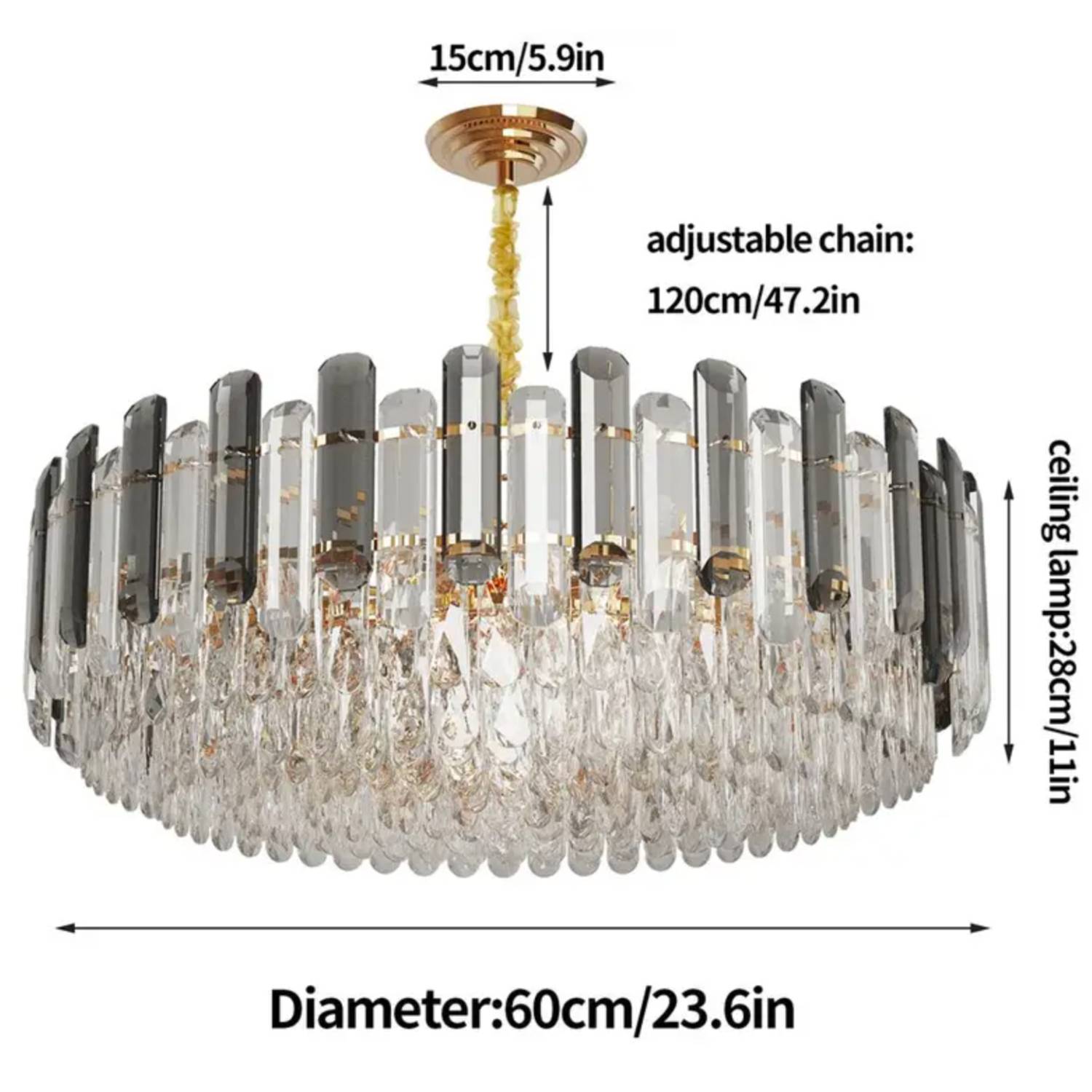 Farmhouse Crystal Light: image 6