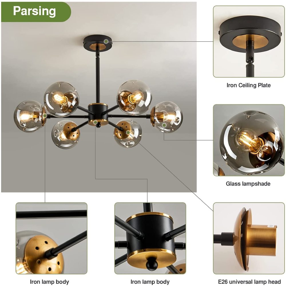 Black Pendant Light: image 7
