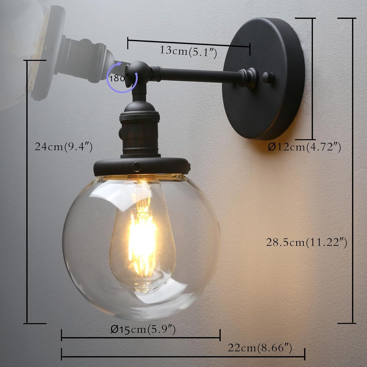 Clear Glass Wall Lighting: image 3