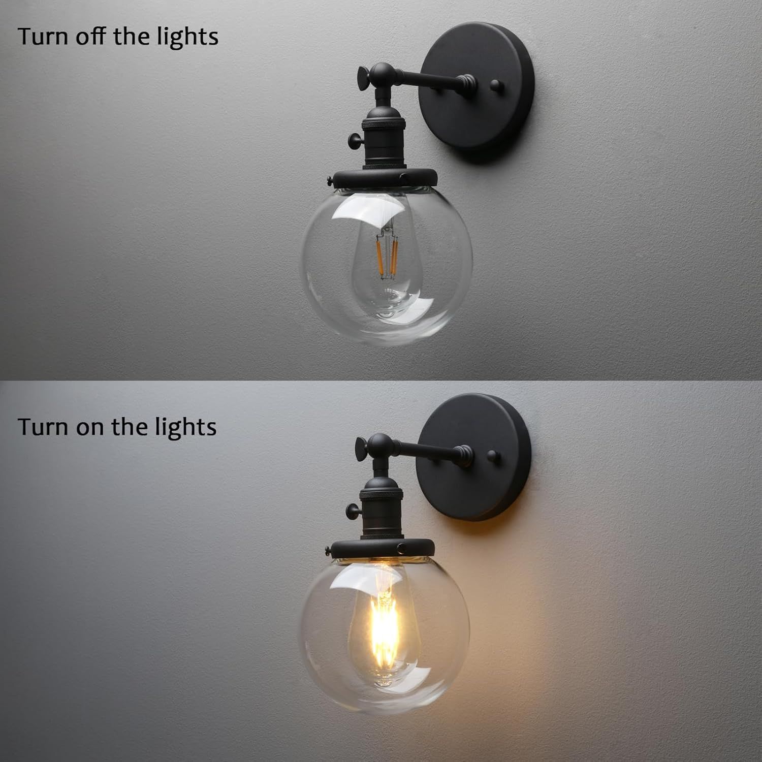 Clear Glass Wall Lighting: image 5