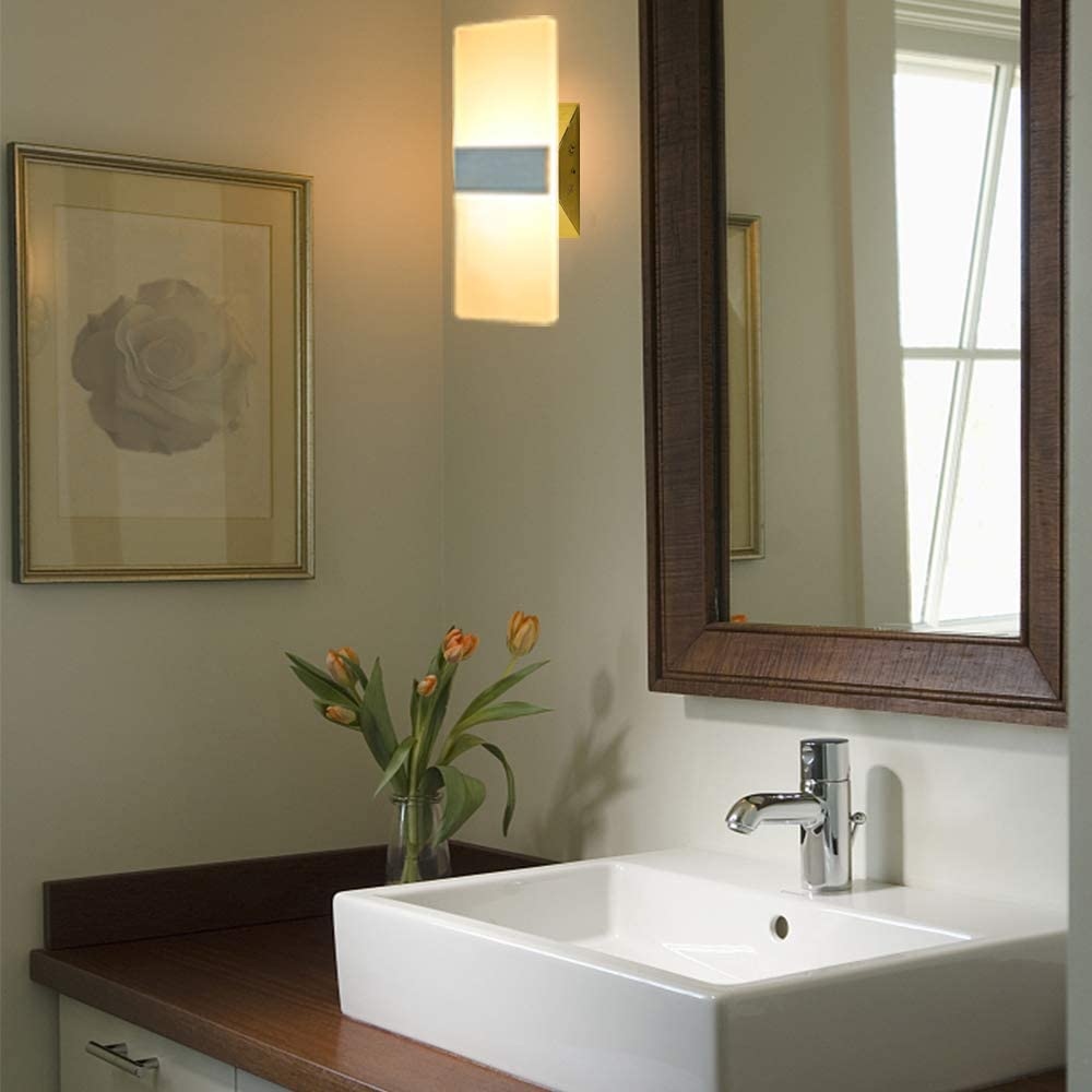 Modern Wall Sconce, Warm white