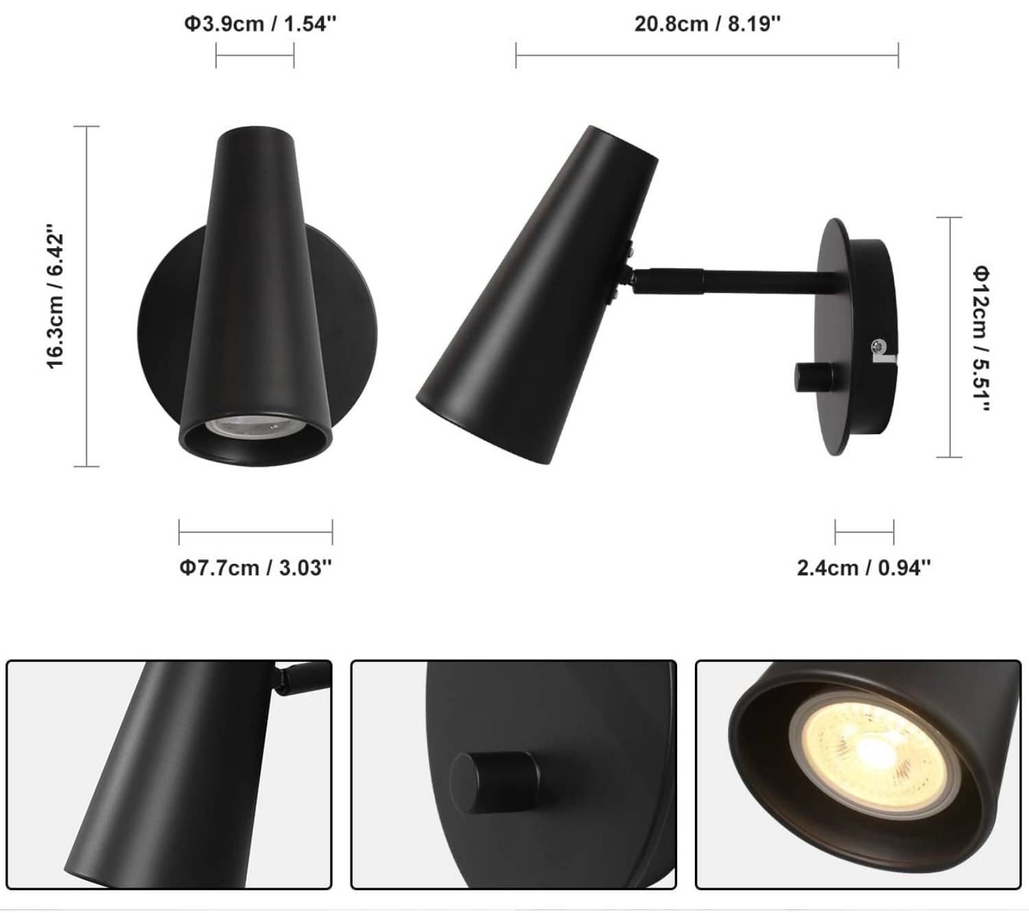 Wall Sconce Light: image 8