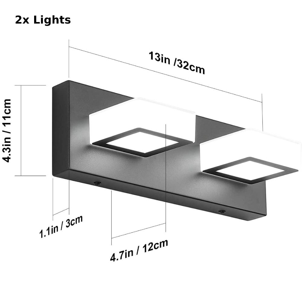 Bathroom Vanity Light, 2 Light